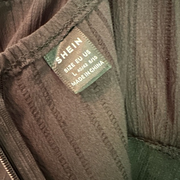 SHEIN Size Large Black Wide-Legged Romper - Picture 8 of 10